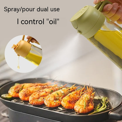 2-in-1 Oil 450ML Kitchen Container Mist Sprayer