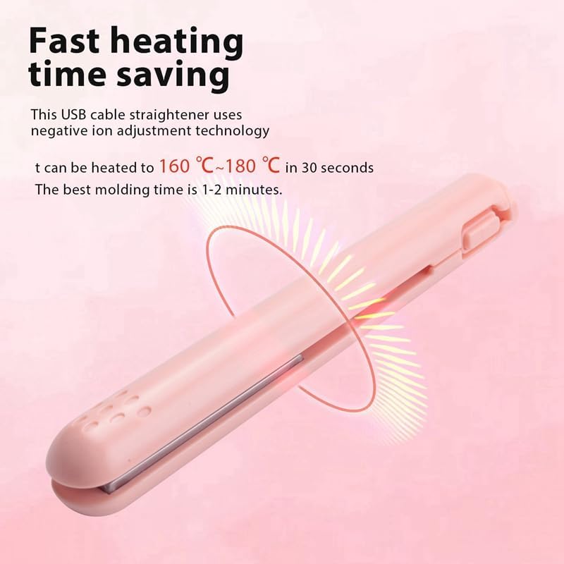 Mini hair straightener