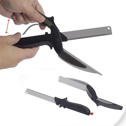 2 In 1 Stainless Steel Kitchen Scissors