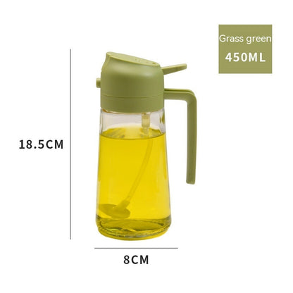 2-in-1 Oil 450ML Kitchen Container Mist Sprayer