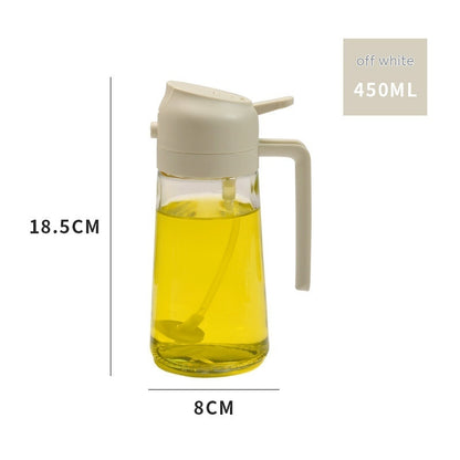 2-in-1 Oil 450ML Kitchen Container Mist Sprayer